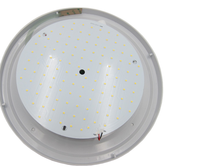 LED emergency oyster ceiling light